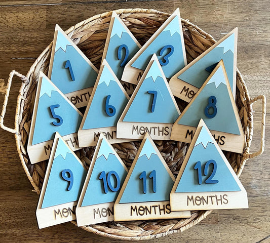 Mountain Monthly Milestone Marker