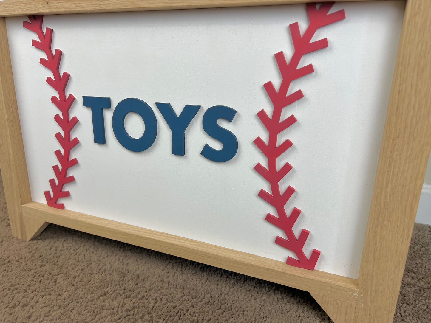 Baseball Toy Chest