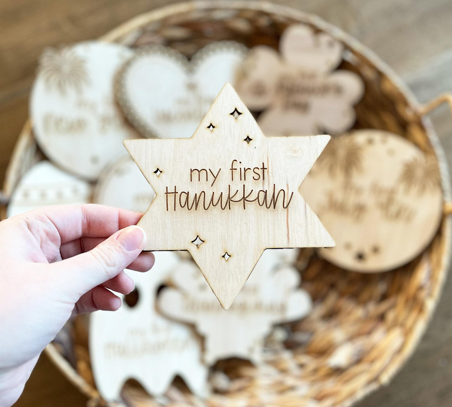 Baby Holiday Milestones Photo Prop