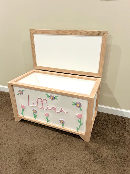 Large Wildflower Toy Chest