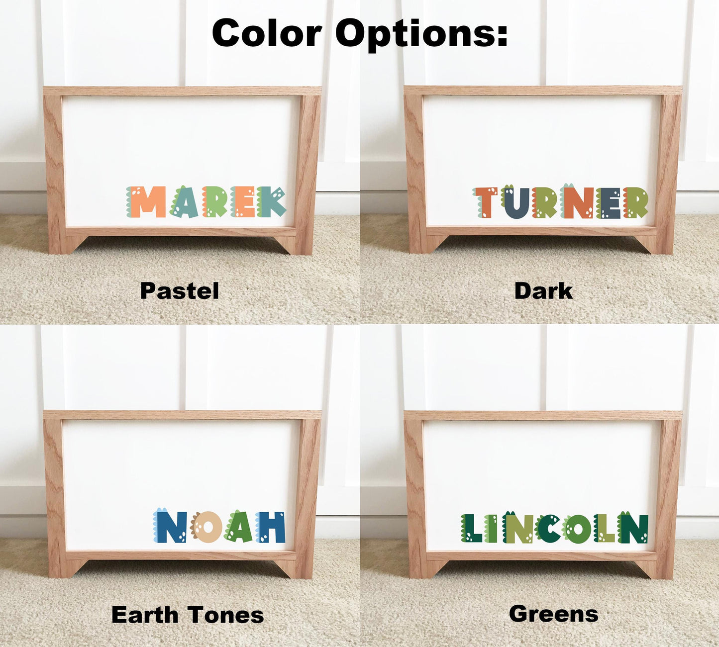 Dinosaur Personalized Toy Box