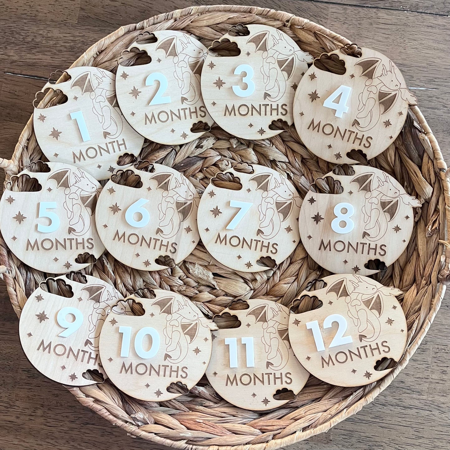 Dragon Monthly Milestone Markers