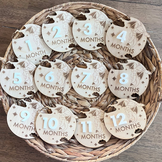Dragon Monthly Milestone Markers