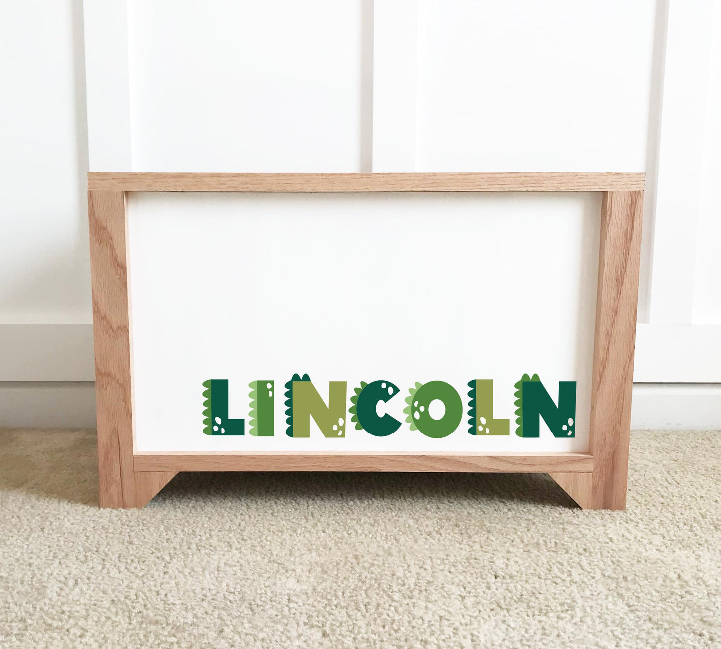 Dinosaur Personalized Toy Box
