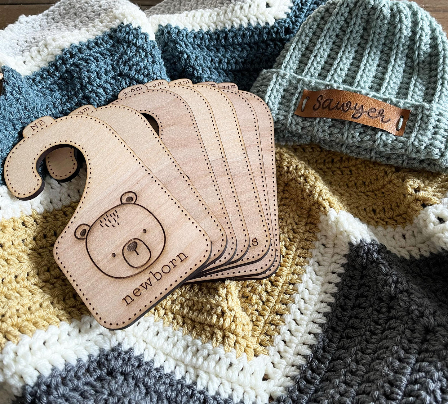 Bear Baby Closet Organizers