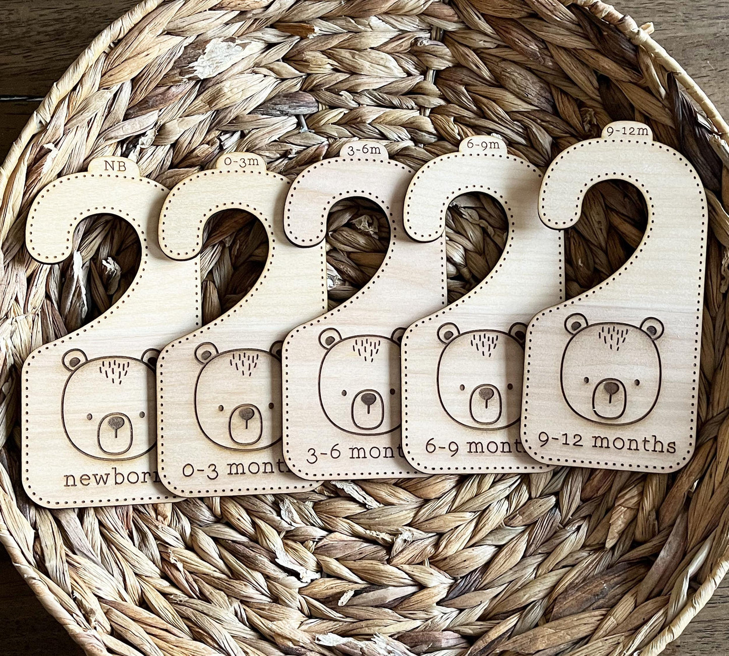Bear Baby Closet Organizers