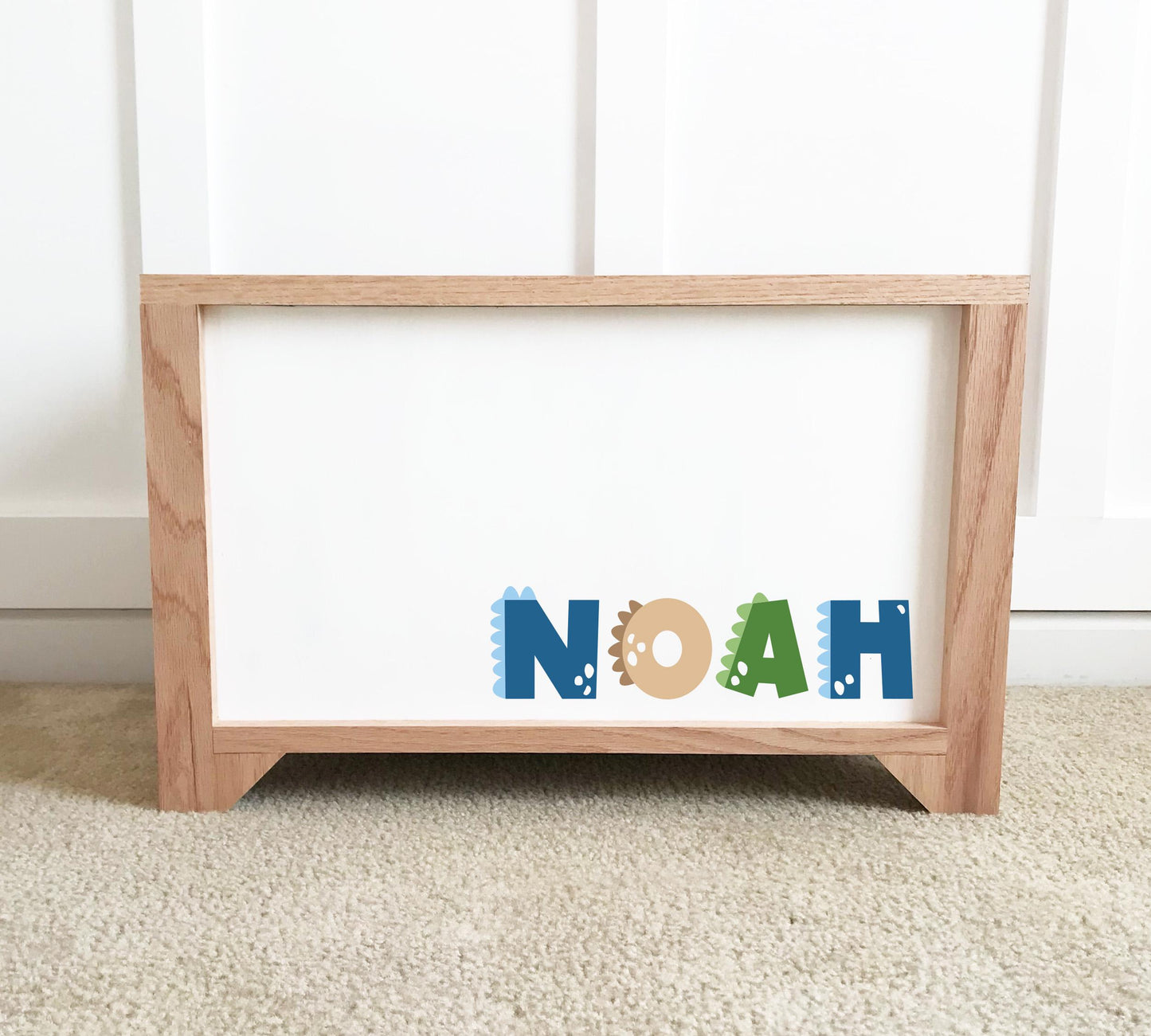 Dinosaur Personalized Toy Box