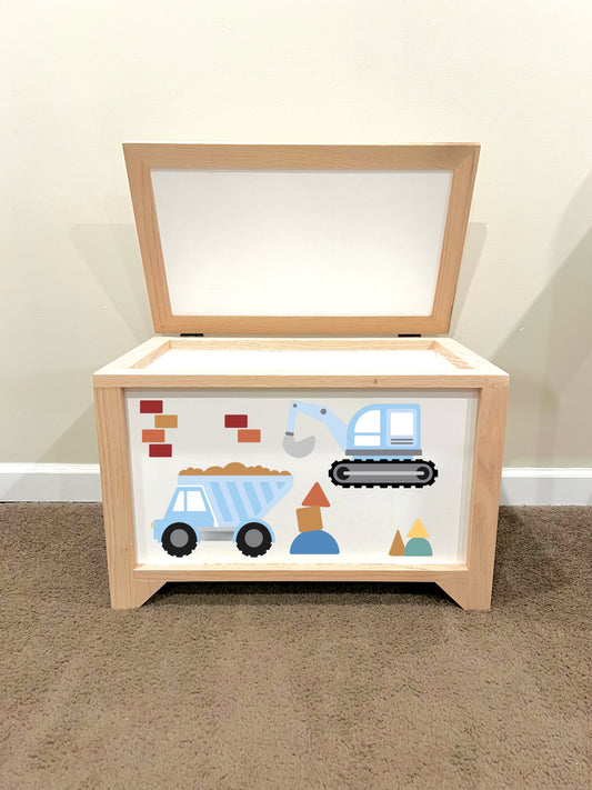 Construction Themed Toy Chest