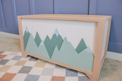 Large Mountain Toy Chest