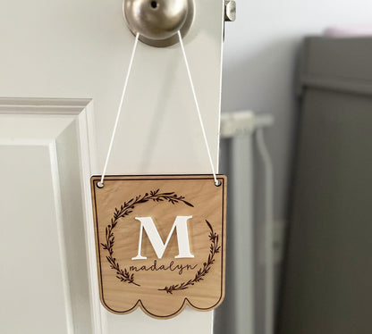 Monogram Nursery Door Hanger