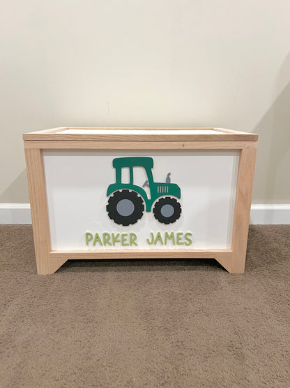 Tractor Toy Chest