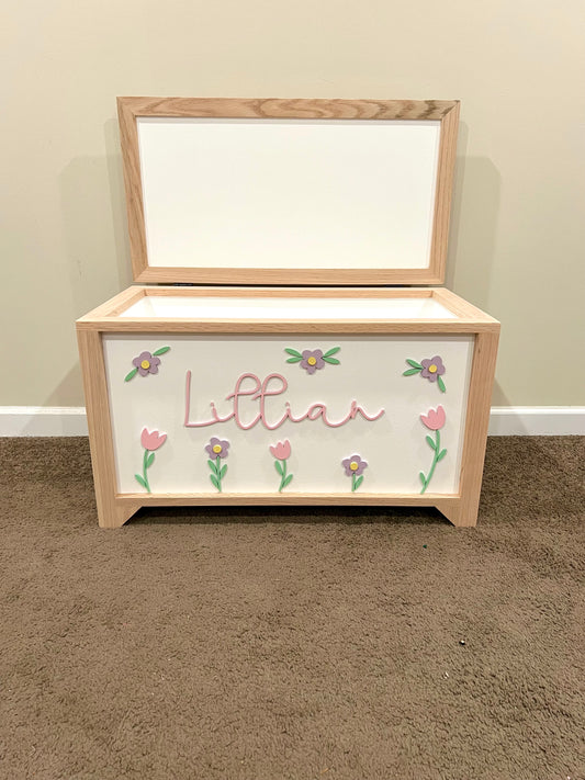 Large Wildflower Toy Chest