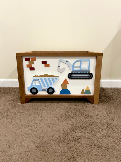 Construction Themed Toy Chest