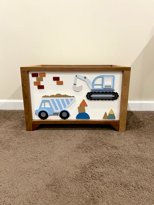 Construction Themed Toy Chest