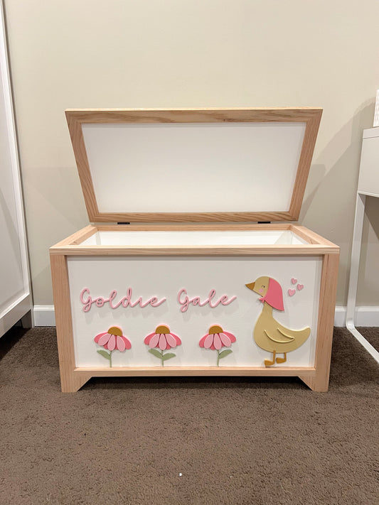 XL Daisy and Goose Toy Chest