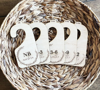 Laurel Wreath Baby Closet Organizers