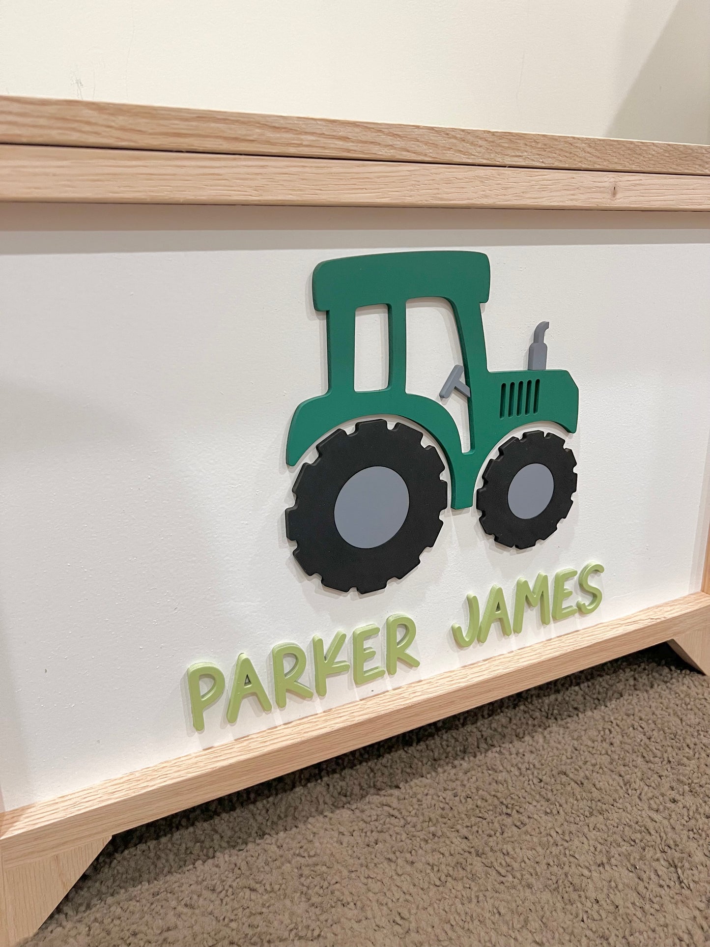Tractor Toy Chest