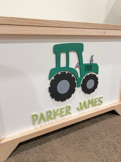 Tractor Toy Chest