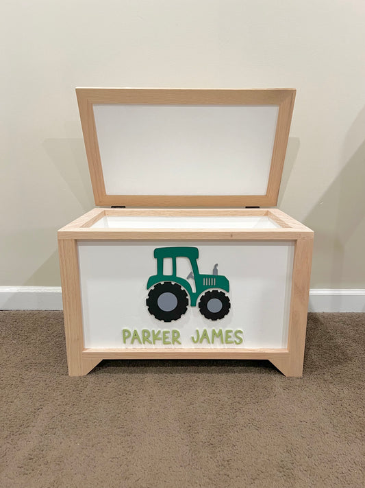 Tractor Toy Chest