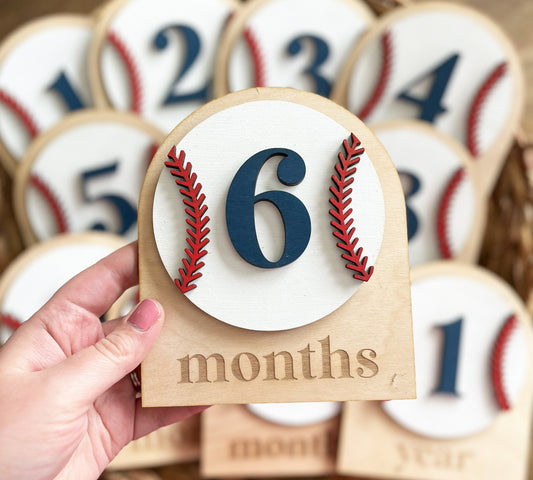 Baseball Monthly Milestone Marker