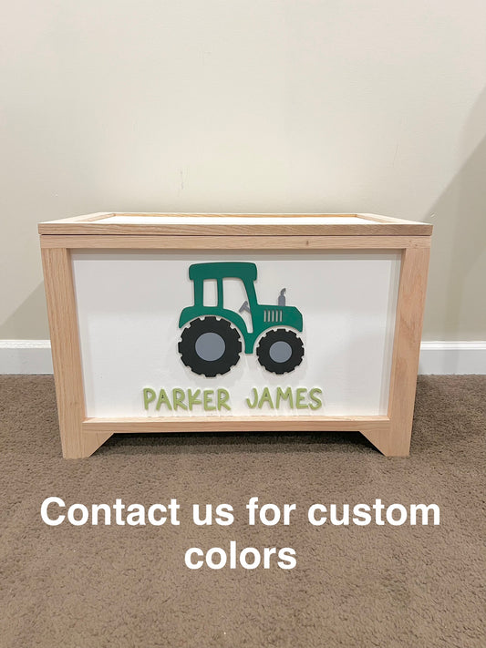 Tractor Toy Chest