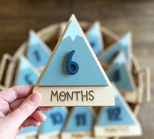 Mountain Monthly Milestone Marker