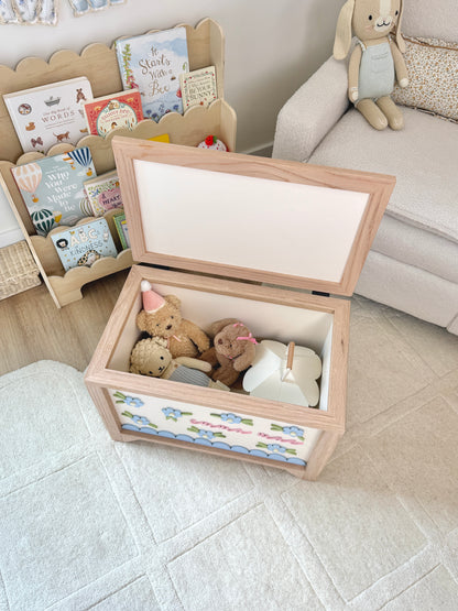 Scallop Wildflower Toy Chest
