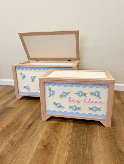 Scalloped Toy Chest