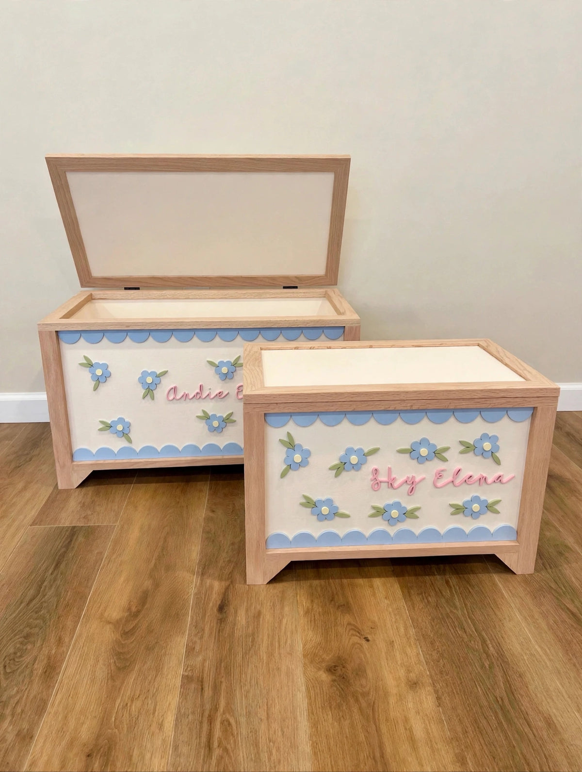 Scalloped Toy Chest