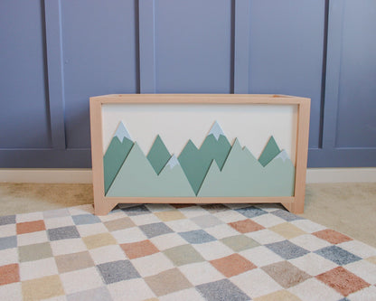 Large Mountain Toy Chest