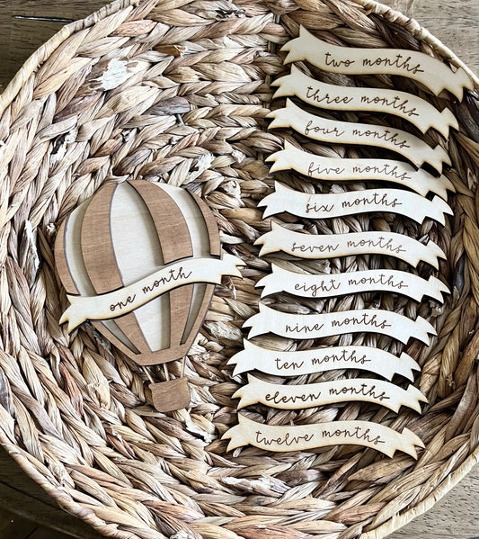 Hot Air Balloon Monthly Milestones