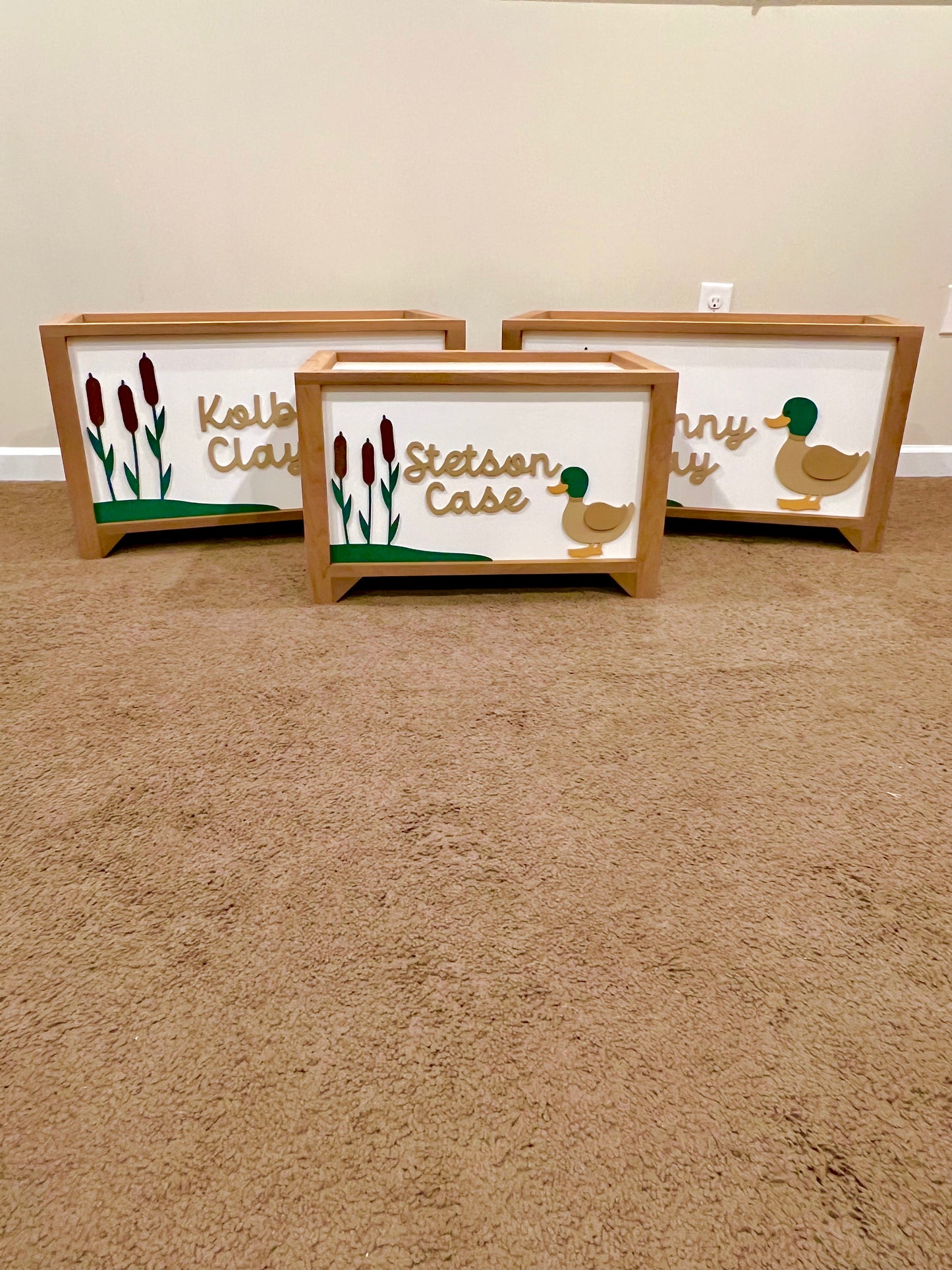 Mallard Duck Toy Chest