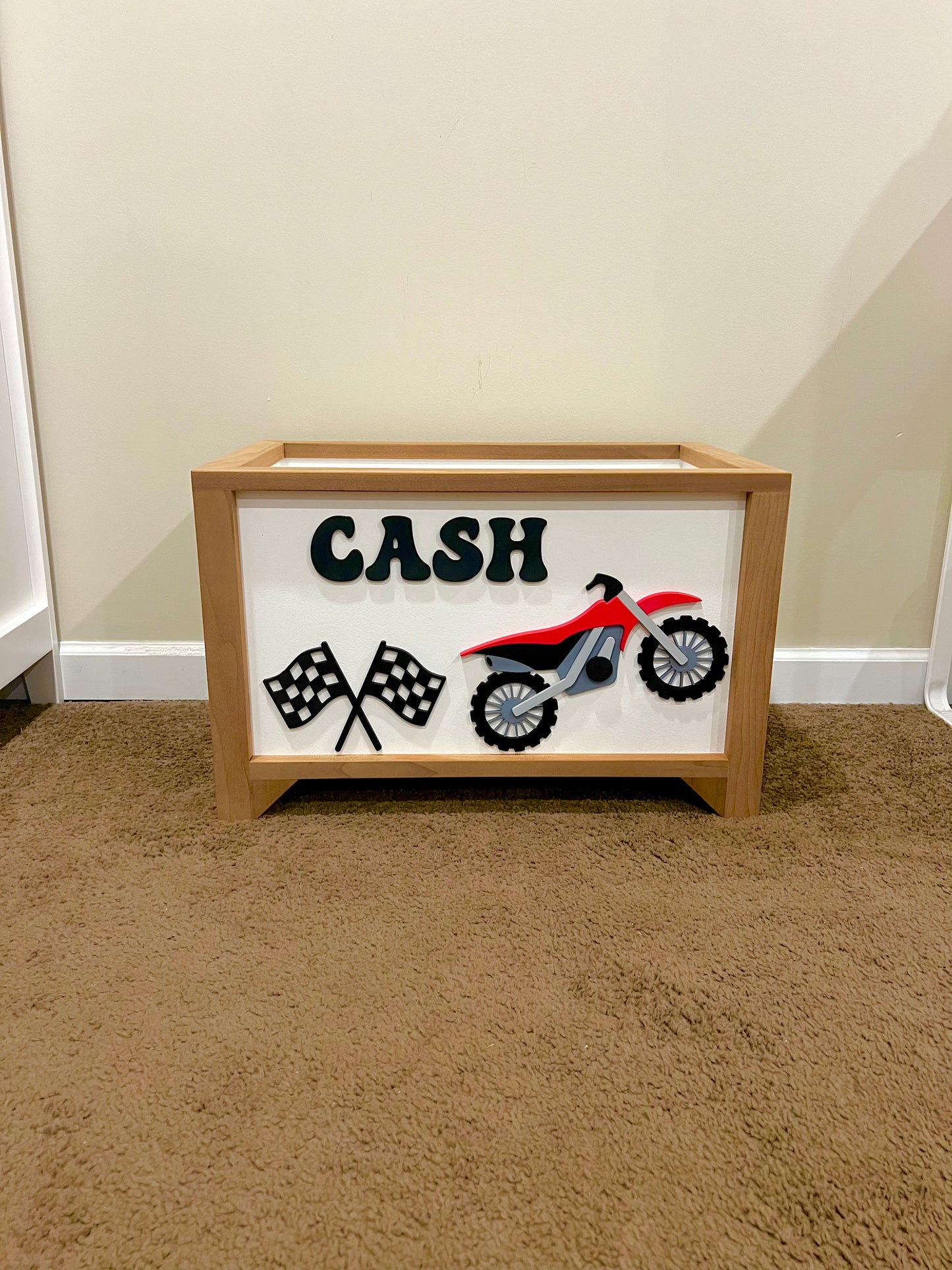 Dirt Bike Toy Chest (website Exclusive Design)