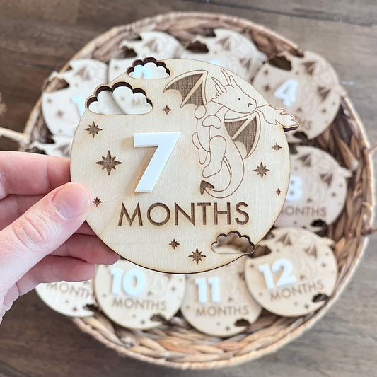 Dragon Monthly Milestone Markers