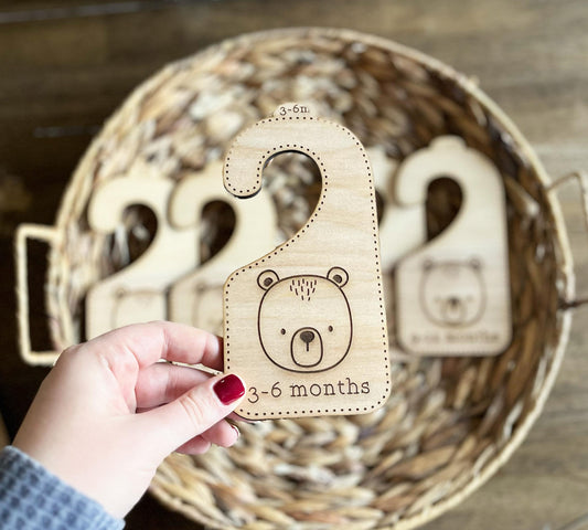 Bear Baby Closet Organizers