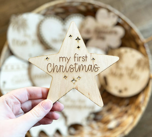 Baby Holiday Milestones Photo Prop