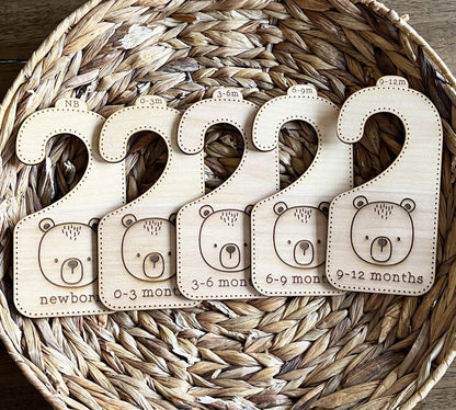 Bear Baby Closet Organizers