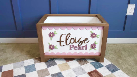Scallop Daisy Toy Chest