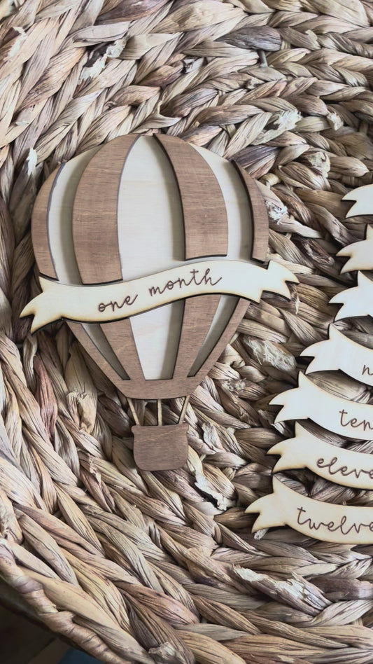 Hot Air Balloon Monthly Milestones