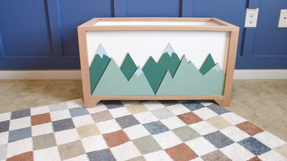Large Mountain Toy Chest